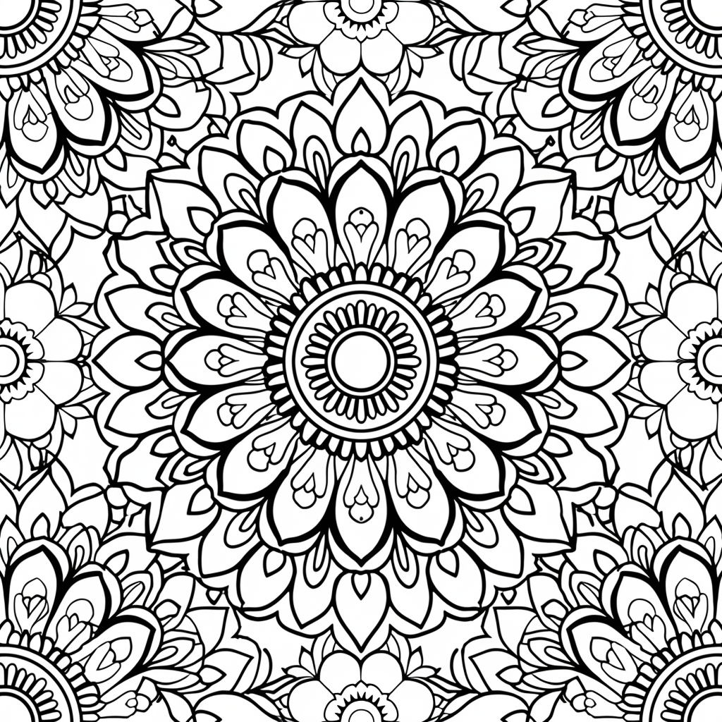 Radiant Harmony Mandala