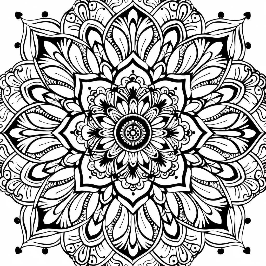 Radiant Harmony Mandala