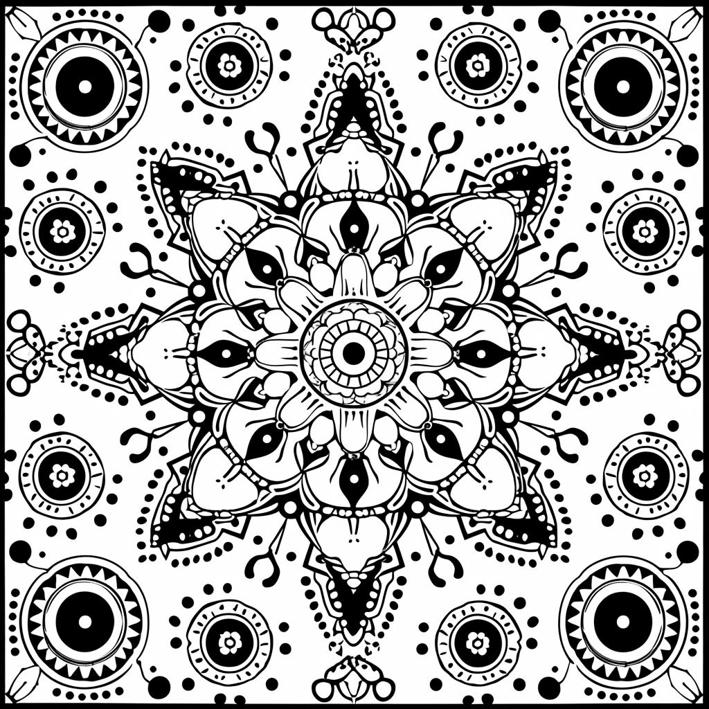 Radiant Harmony Mandala