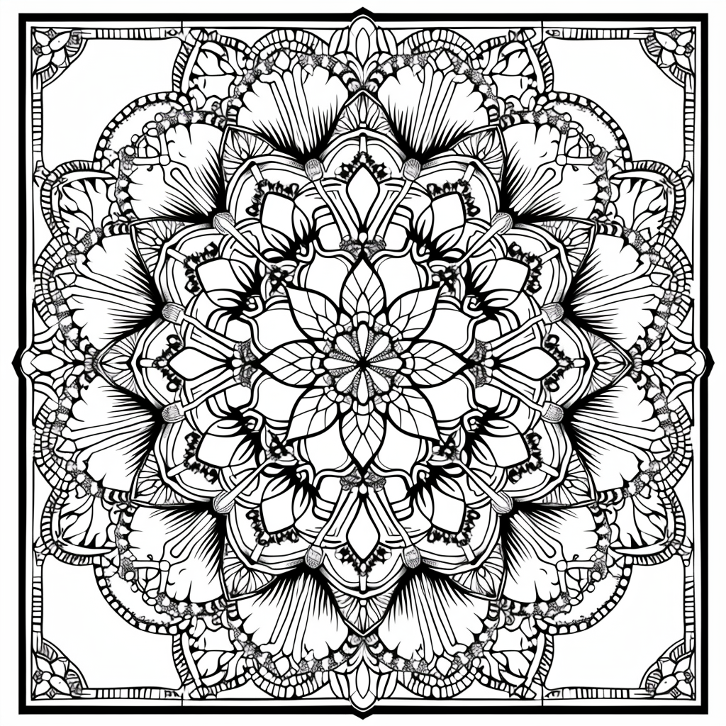 Radiant Harmony Mandala