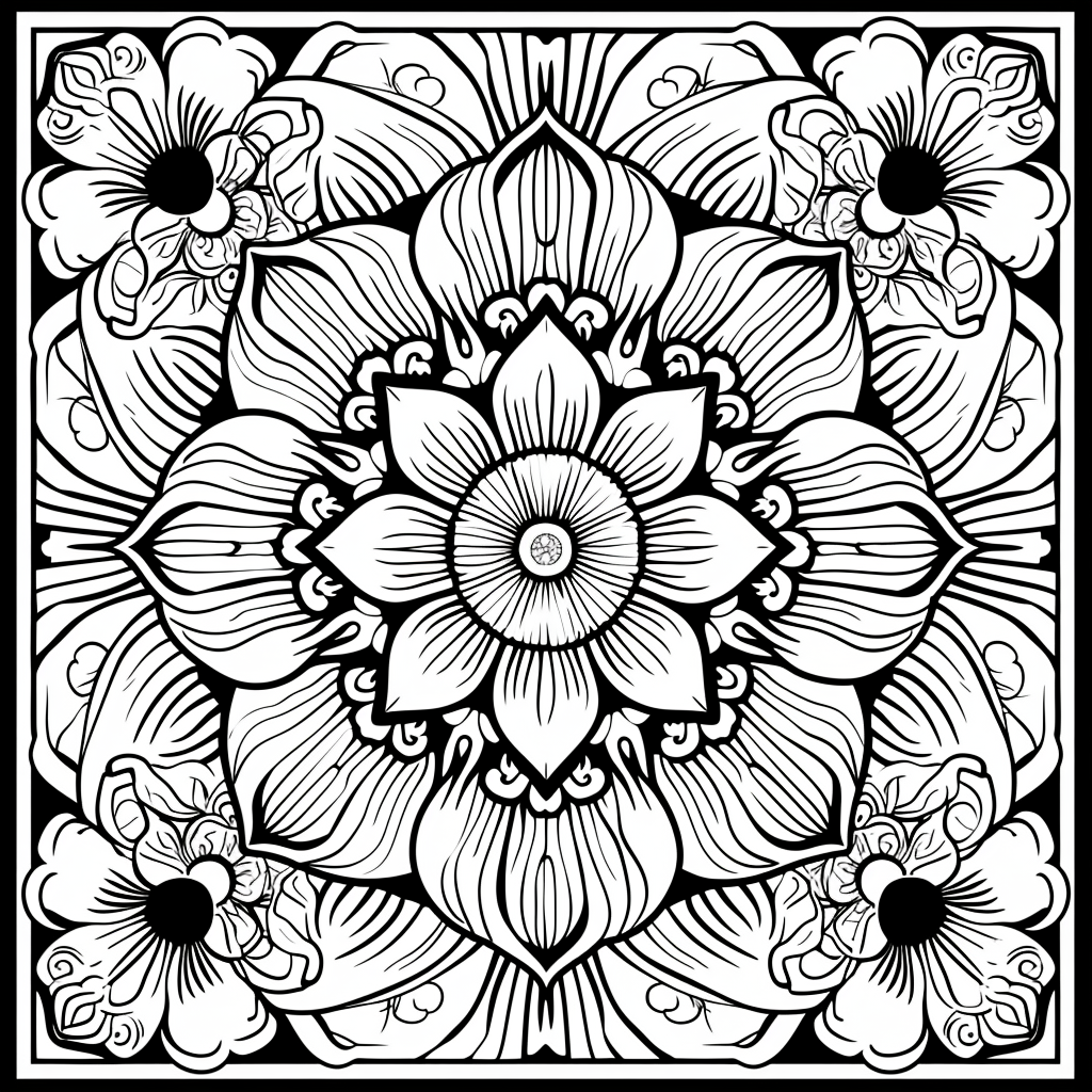 Radiant Harmony Mandala