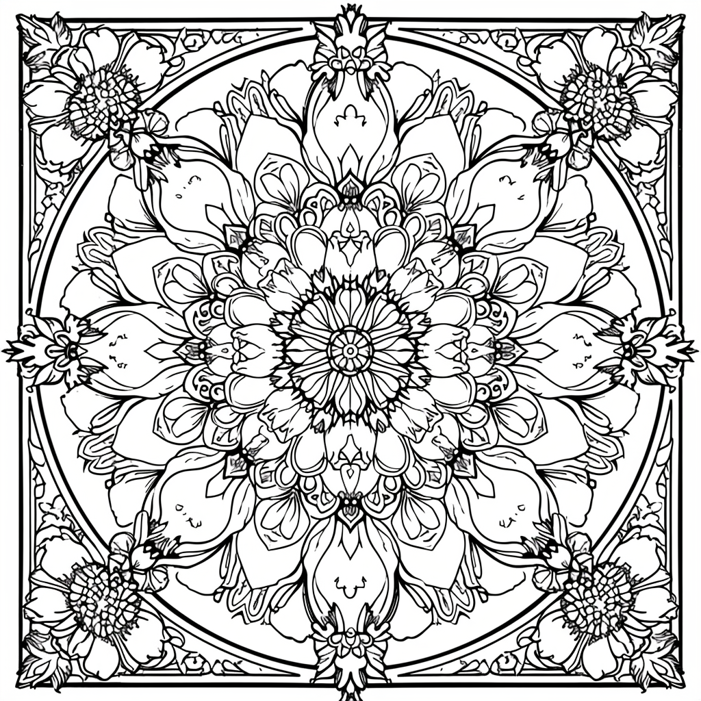 Radiant Harmony Mandala