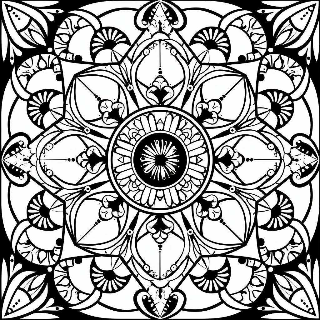 Radiant Harmony Mandala