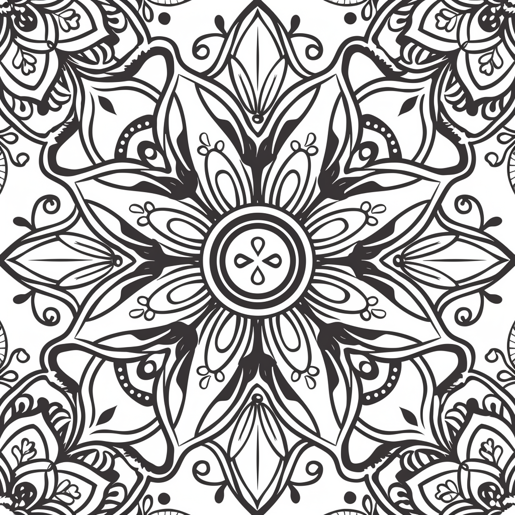 Radiant Harmony Mandala