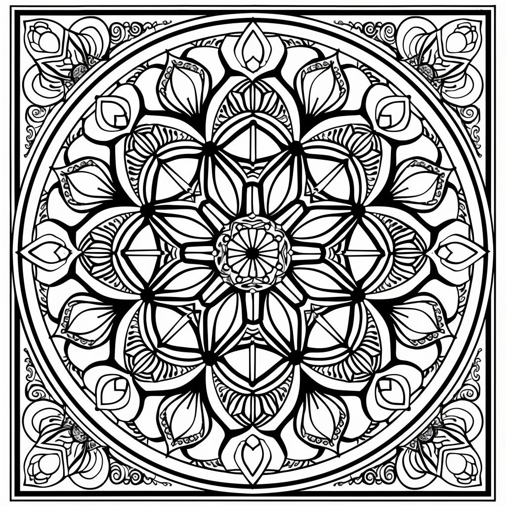 Radiant Harmony Mandala