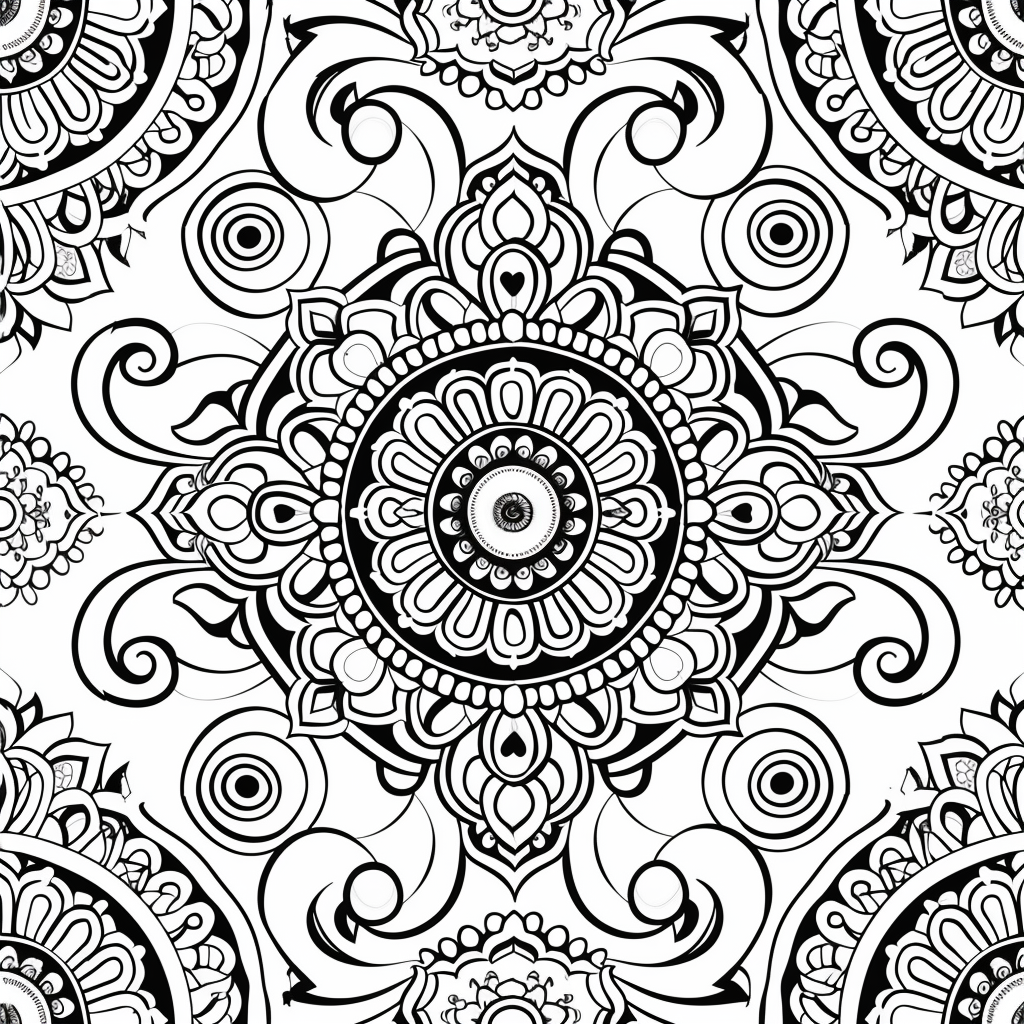 Radiant Harmony Mandala