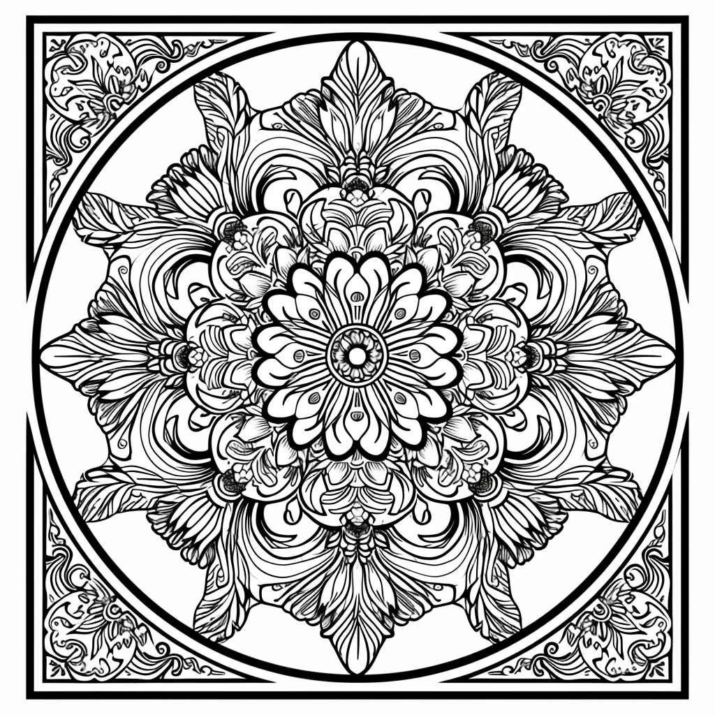 Radiant Harmony Mandala