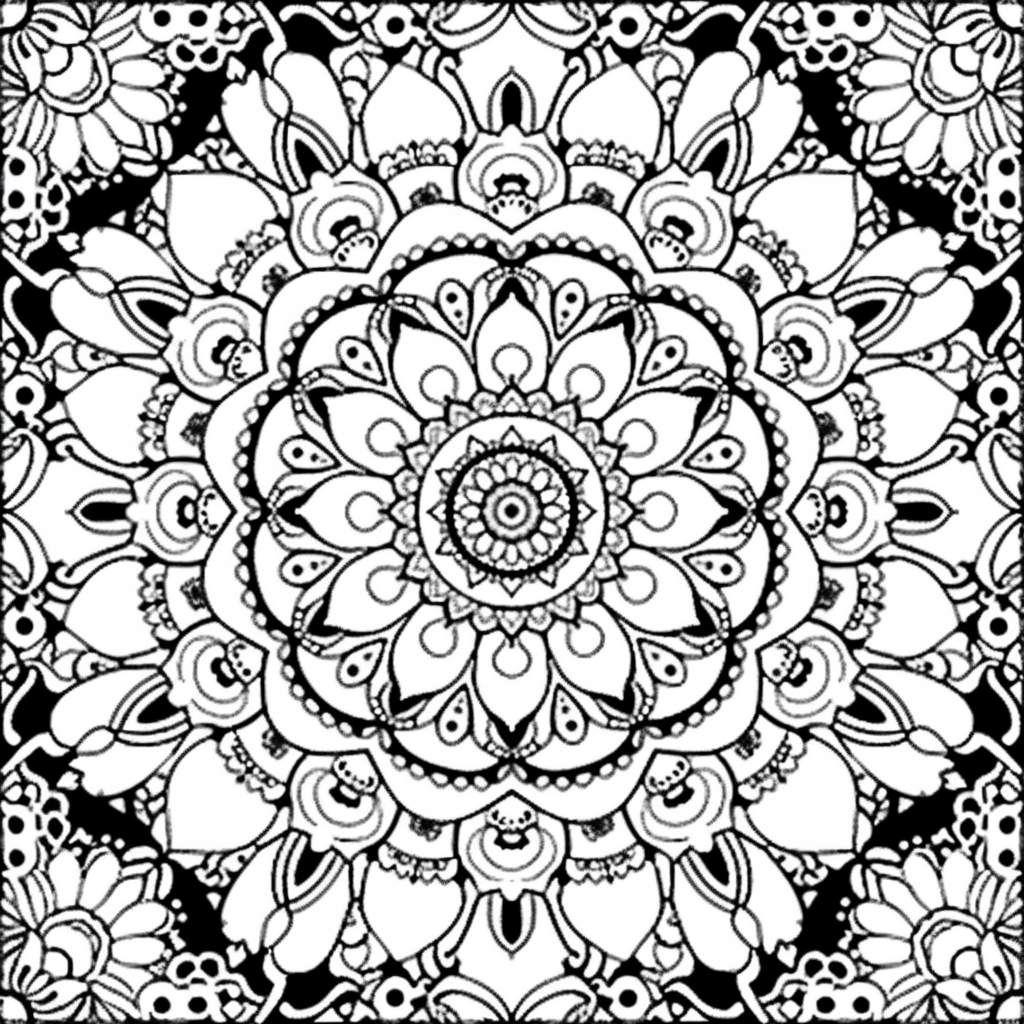 Radiant Harmony Mandala