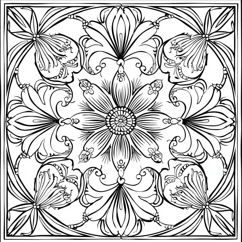 Radiant Harmony Mandala