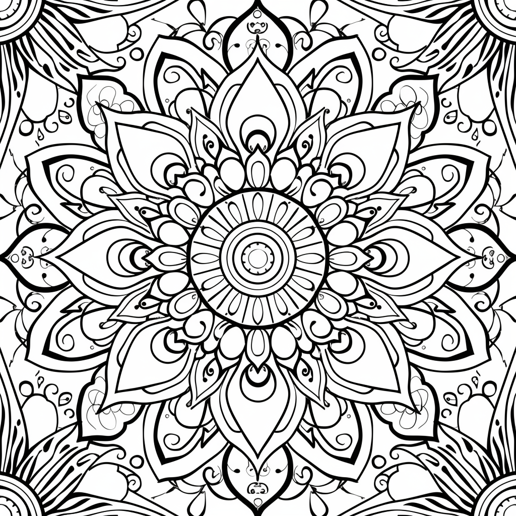 Radiant Harmony Mandala