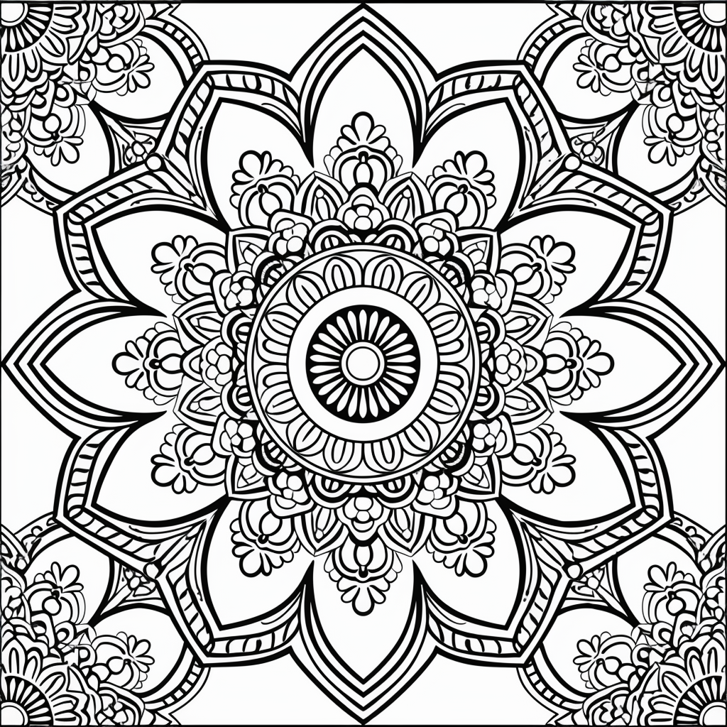 Radiant Harmony Mandala
