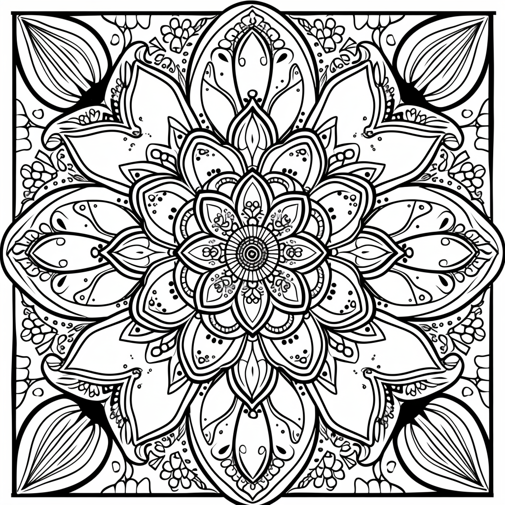 Radiant Harmony Mandala