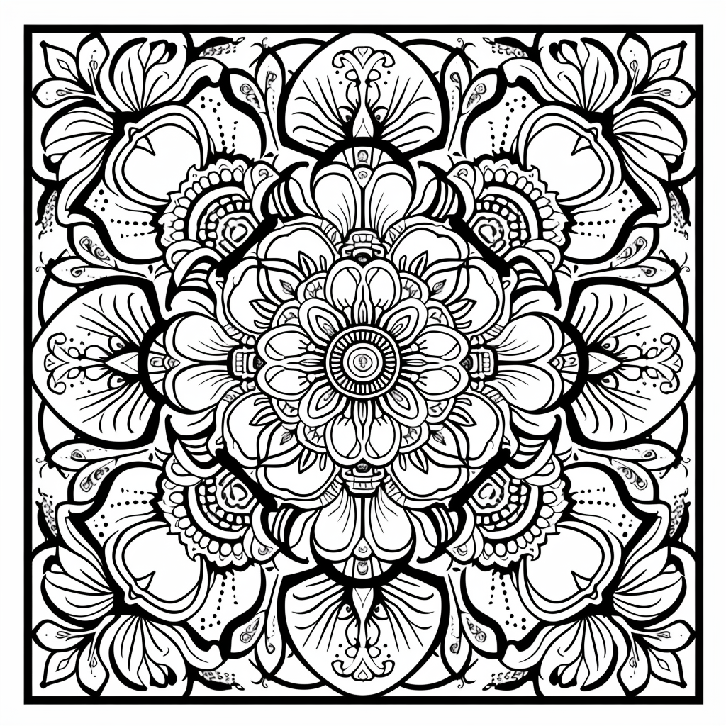 Radiant Harmony Mandala