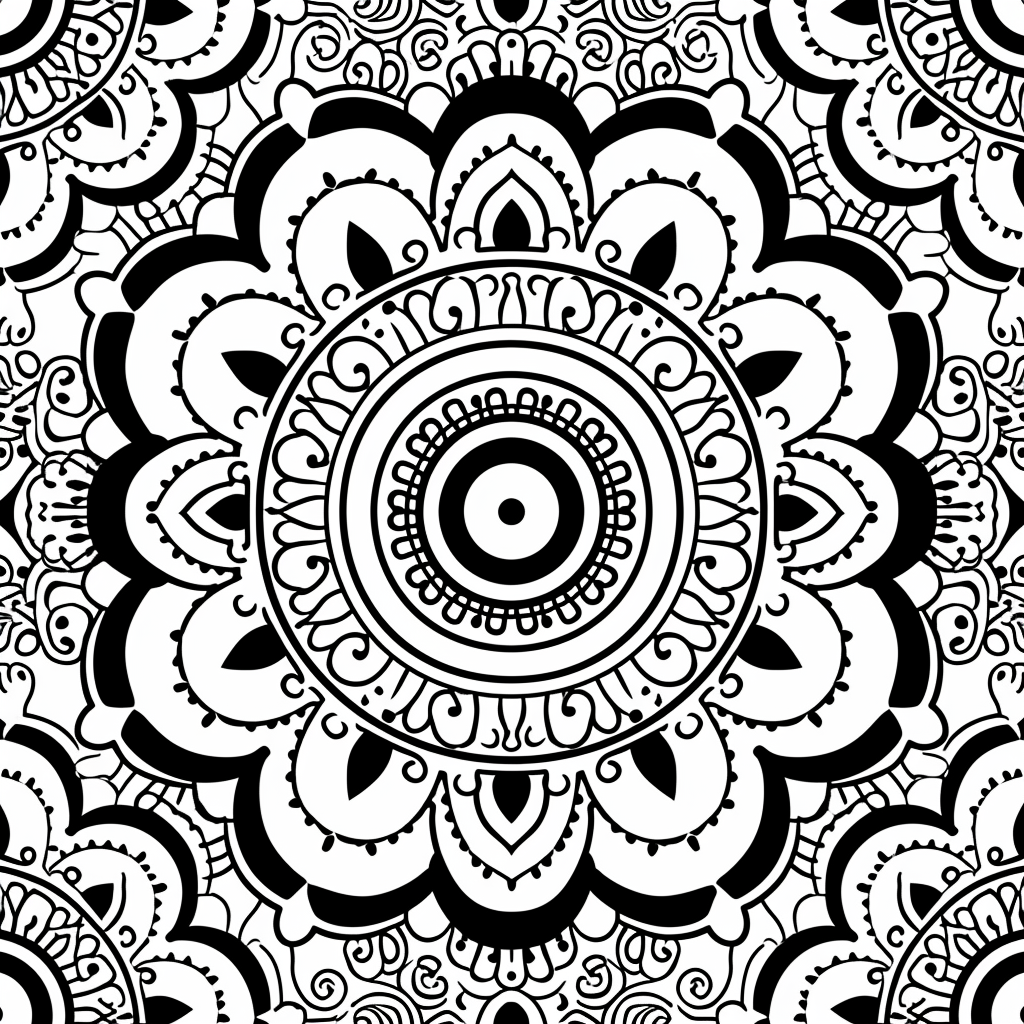 Radiant Harmony Mandala