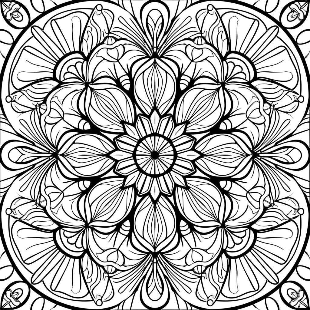 Radiant Harmony Mandala