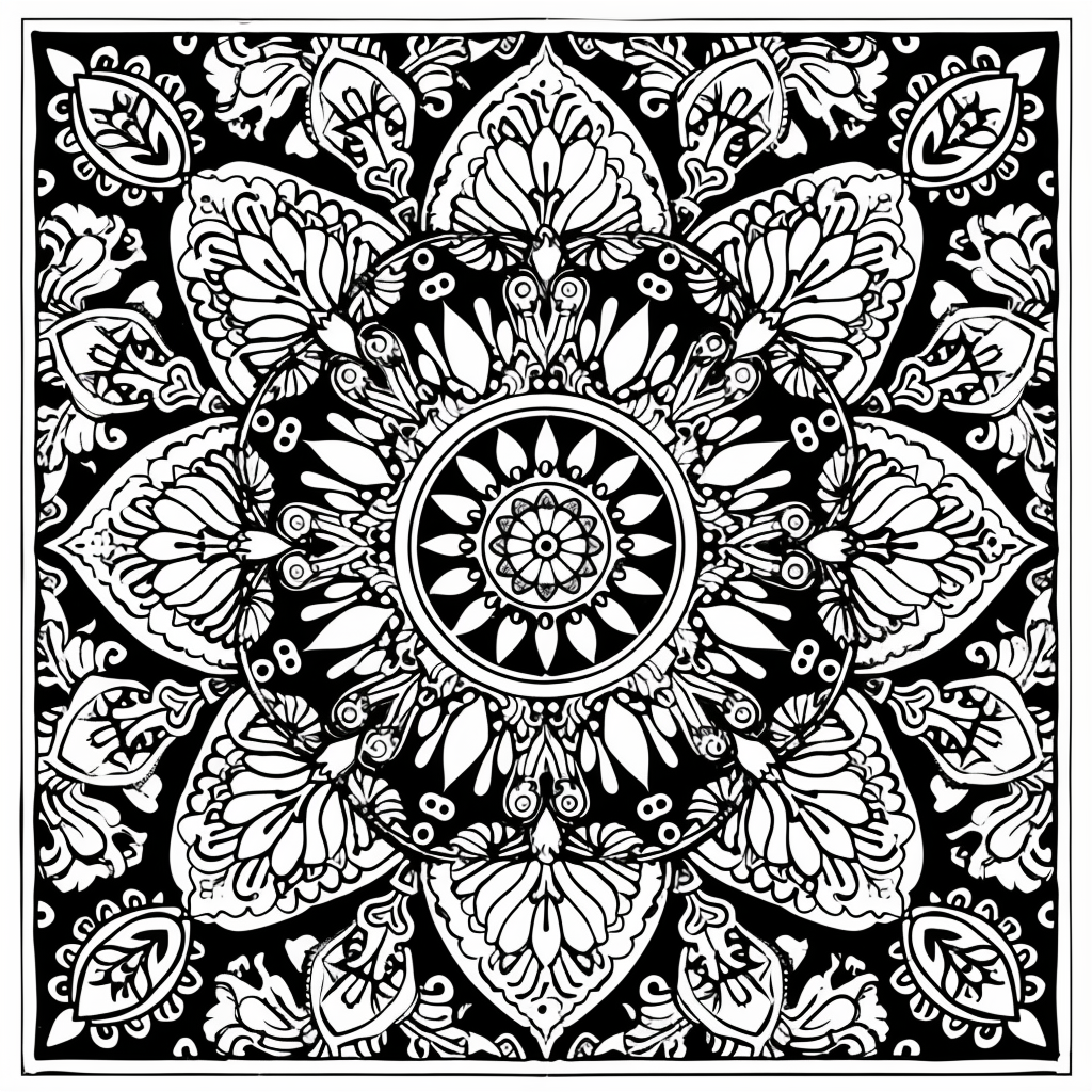 Radiant Harmony Mandala