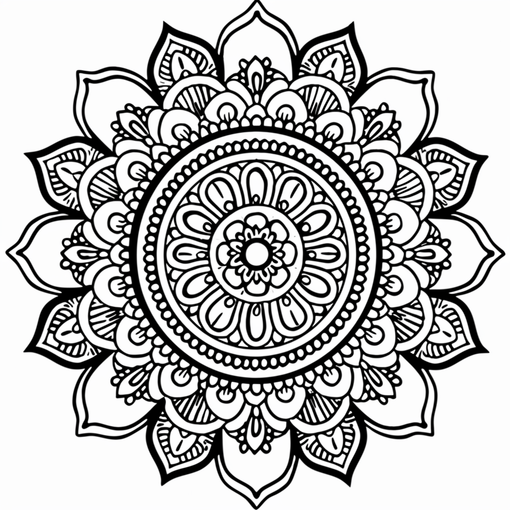 Radiant Harmony Mandala
