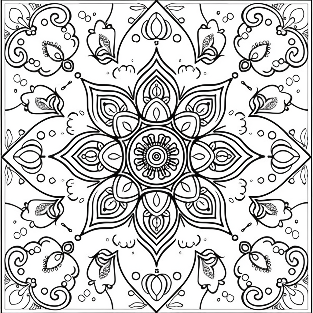 Radiant Harmony Mandala