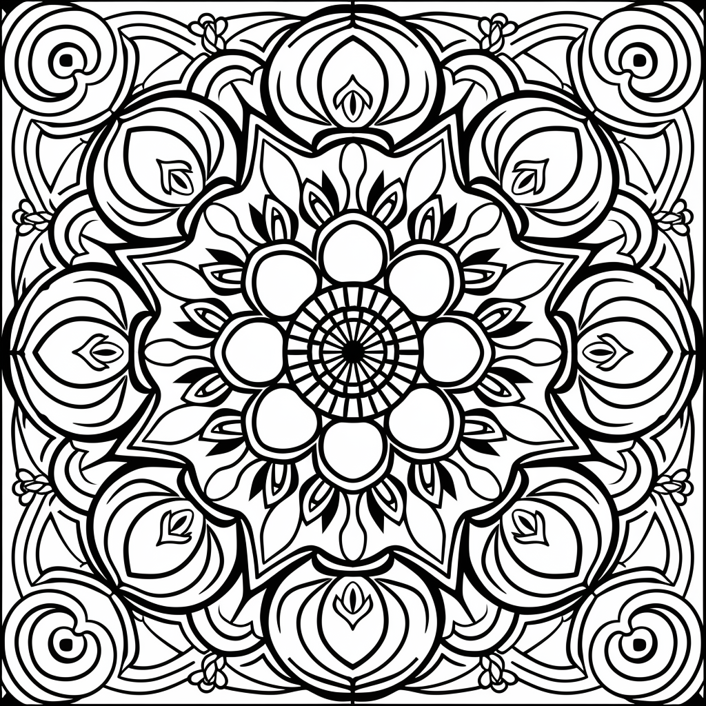 Radiant Harmony Mandala