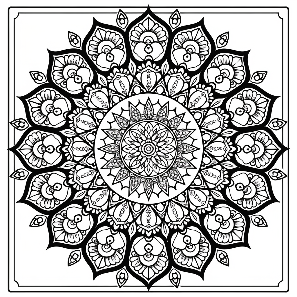 Radiant Harmony Mandala