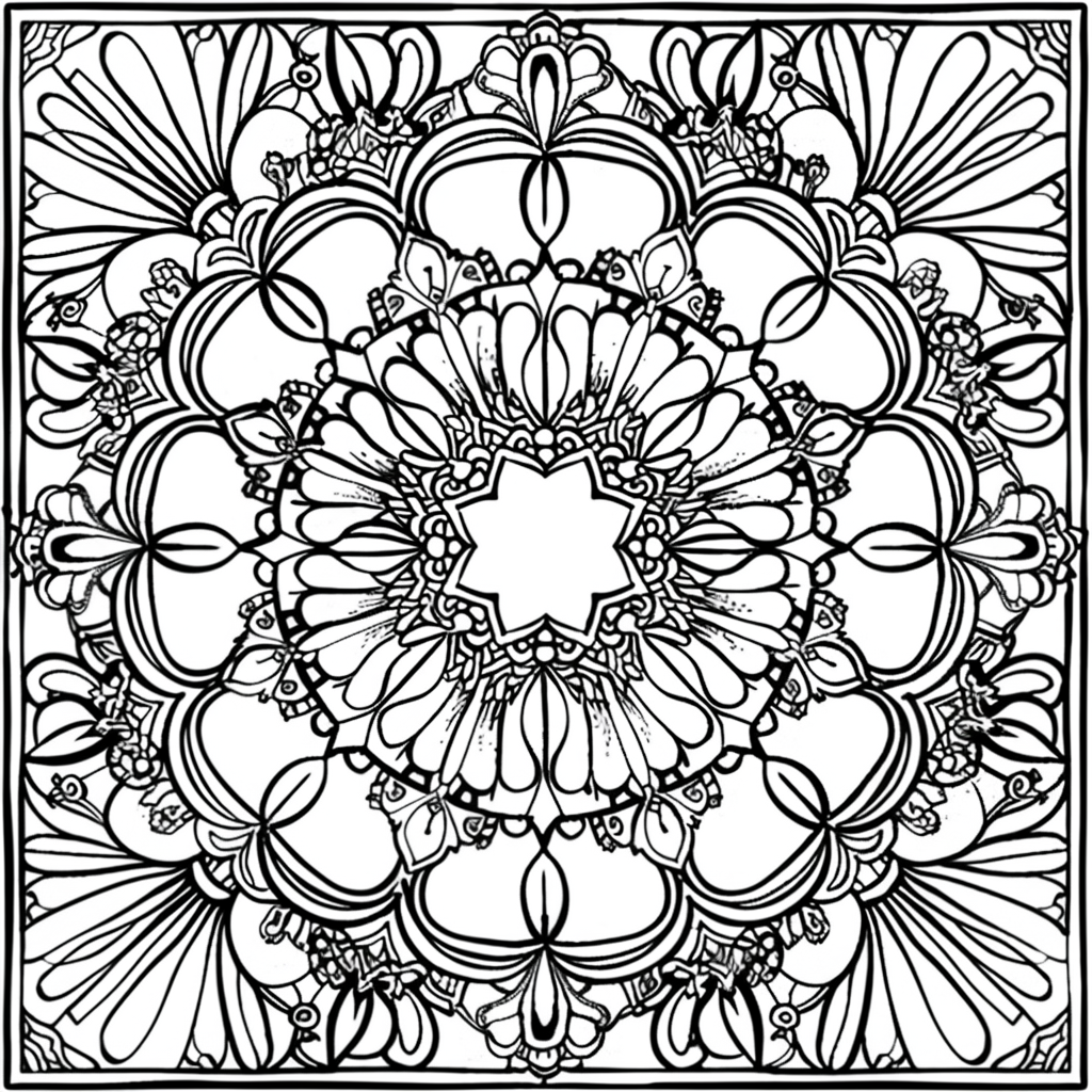 Radiant Harmony Mandala