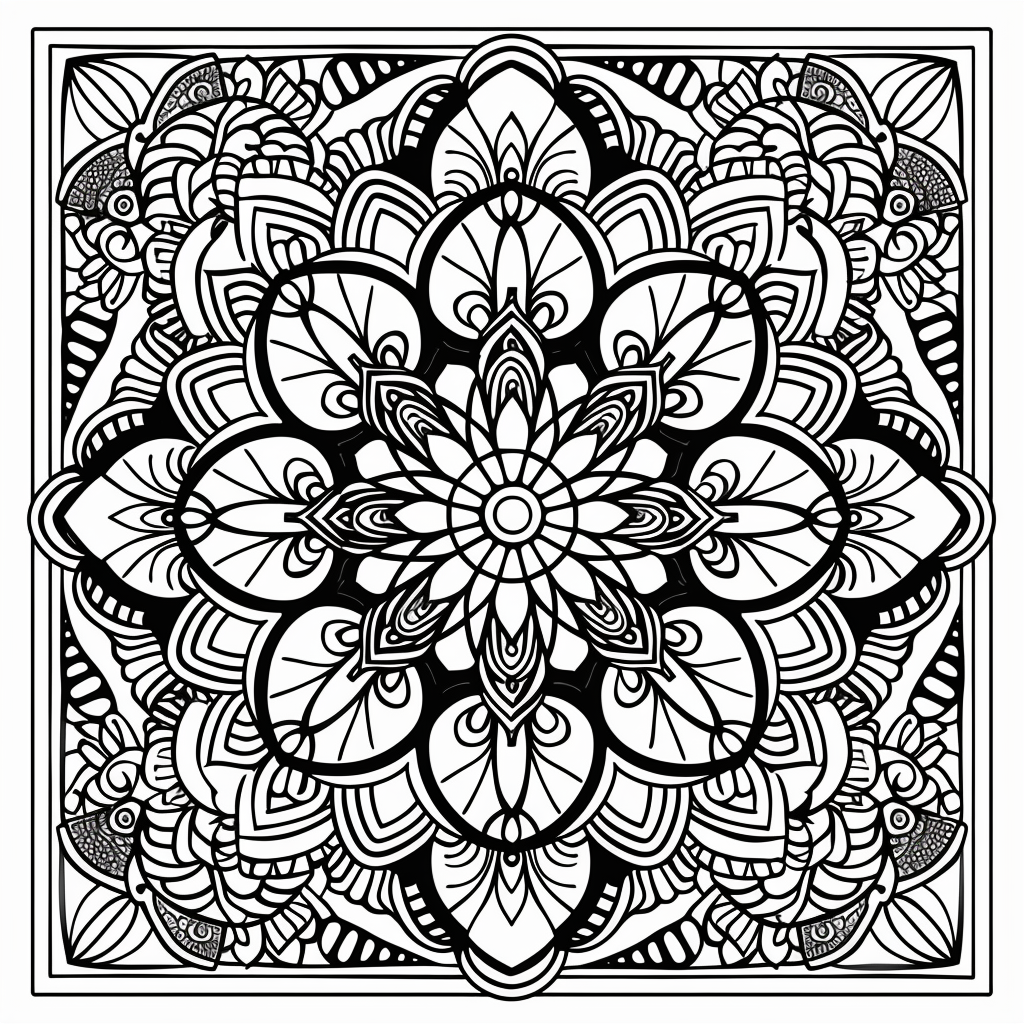 Radiant Harmony Mandala