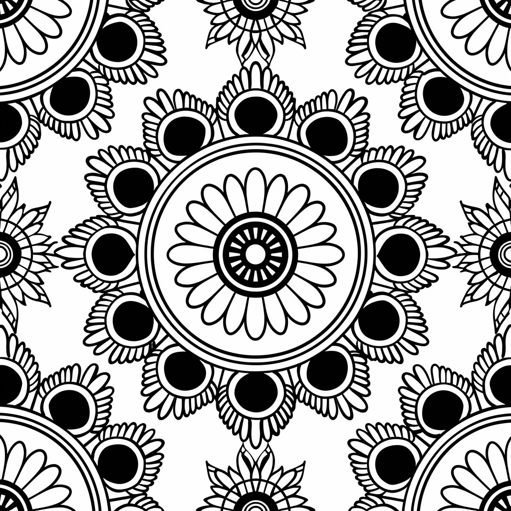 Radiant Harmony Mandala