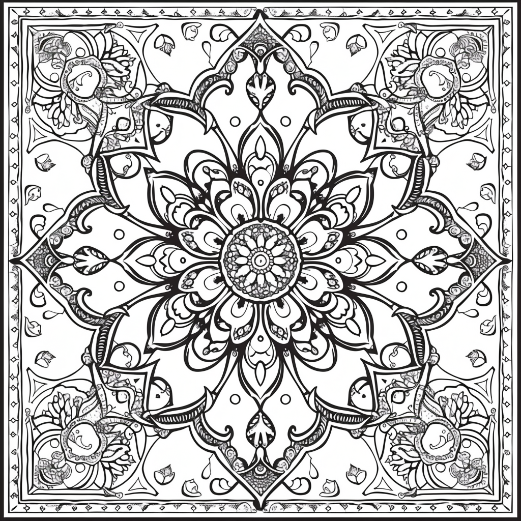 Radiant Harmony Mandala