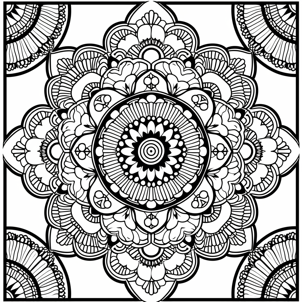 Radiant Harmony Mandala