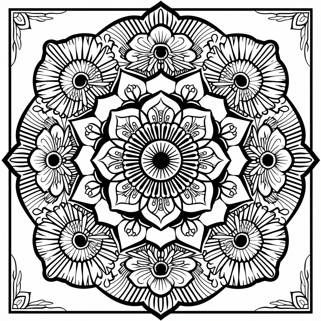 Radiant Harmony Mandala