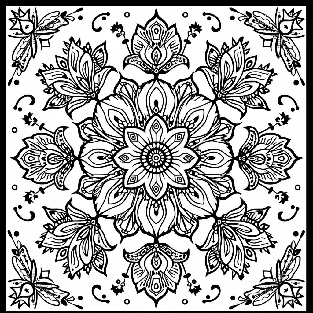 Radiant Harmony Mandala
