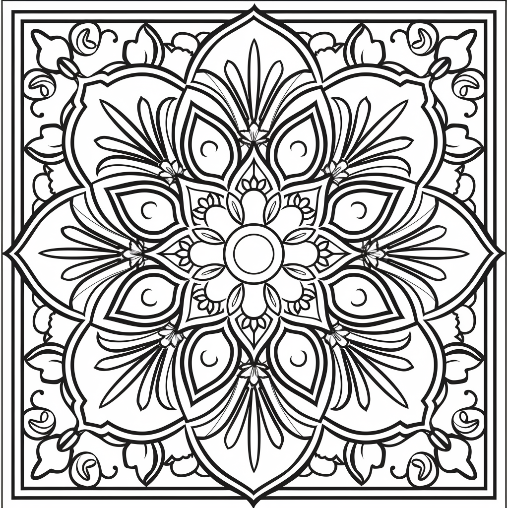Radiant Harmony Mandala