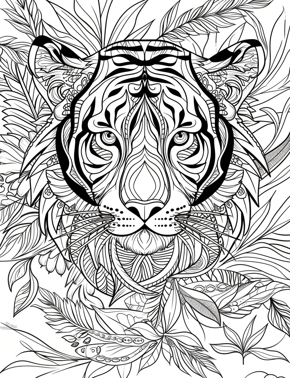 Roar of Harmony – The Floral Tiger Spirit