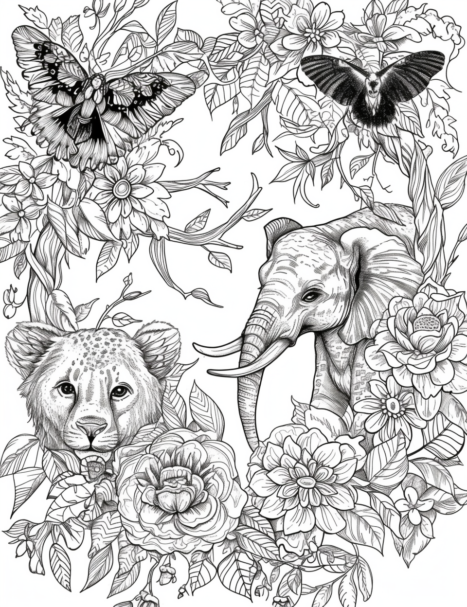 Roar of Harmony – The Floral Tiger Spirit