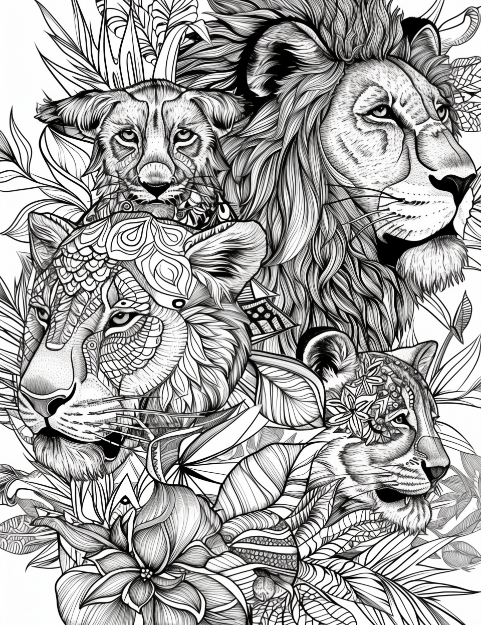 Roar of Harmony – The Floral Tiger Spirit