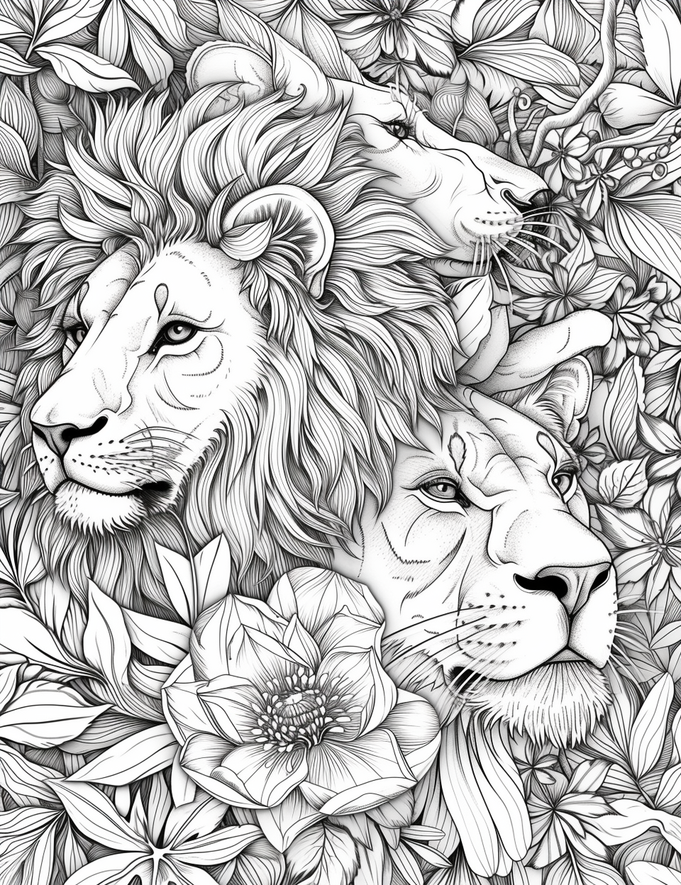 Roar of Harmony – The Floral Tiger Spirit