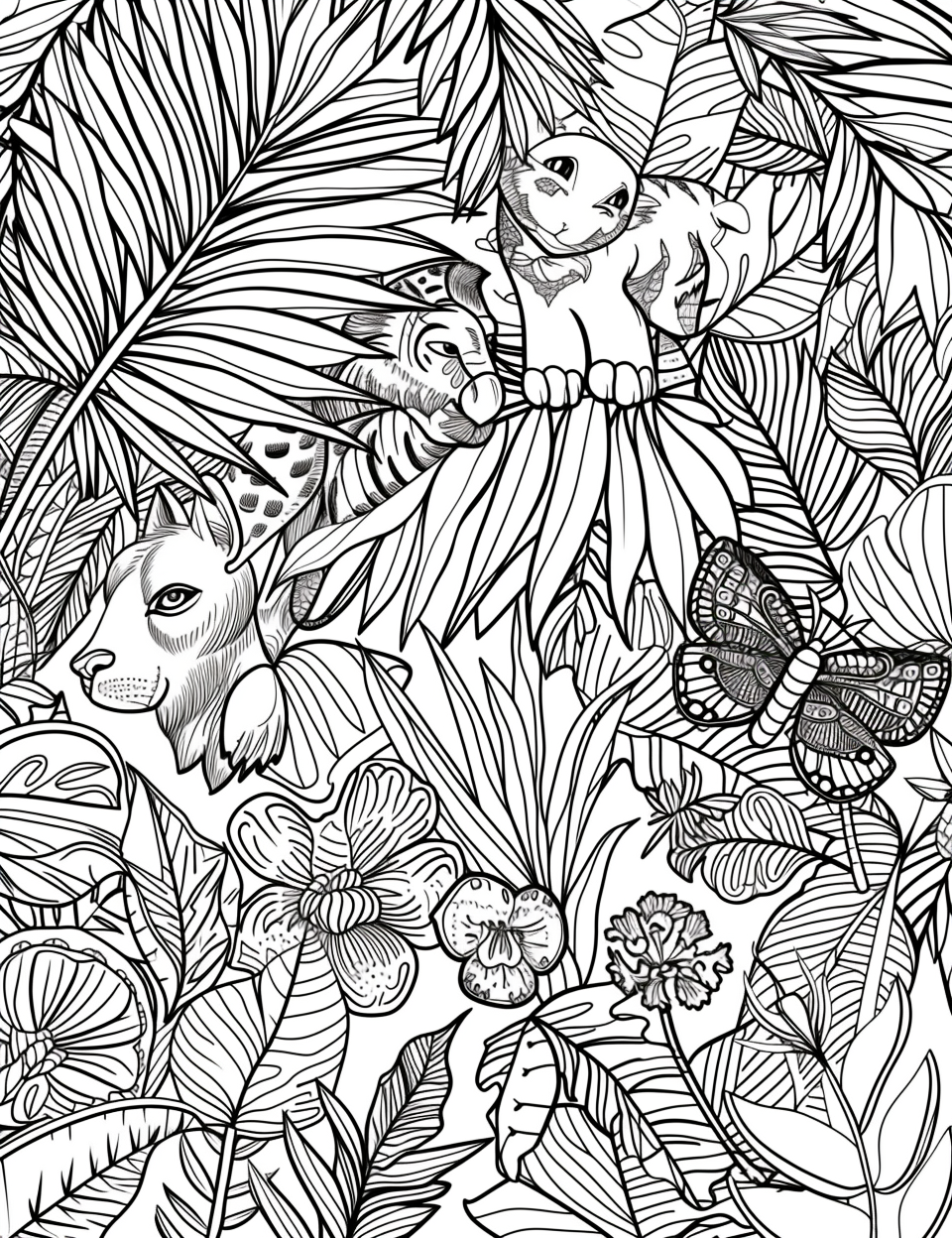 Roar of Harmony – The Floral Tiger Spirit