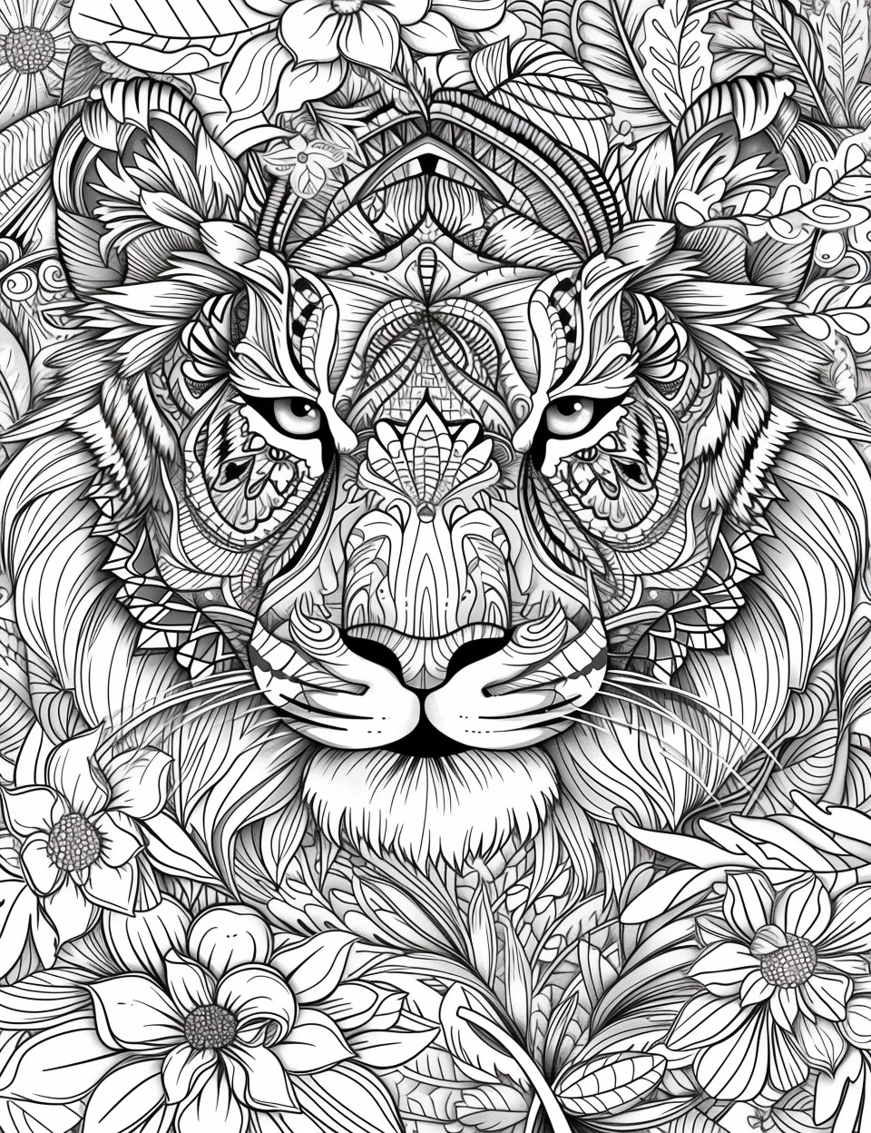 Roar of Harmony – The Floral Tiger Spirit