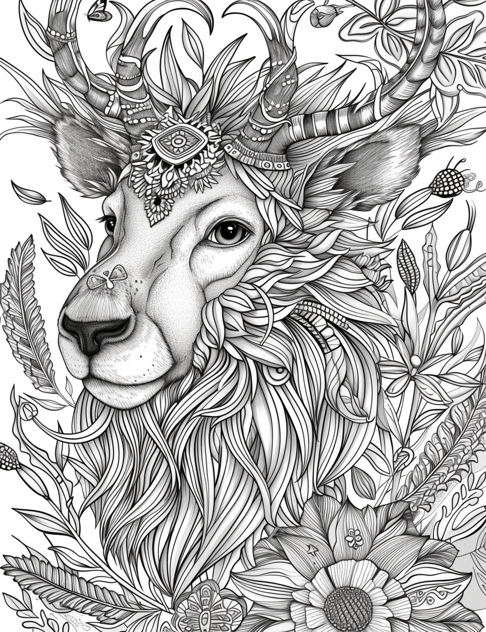 Roar of Harmony – The Floral Tiger Spirit