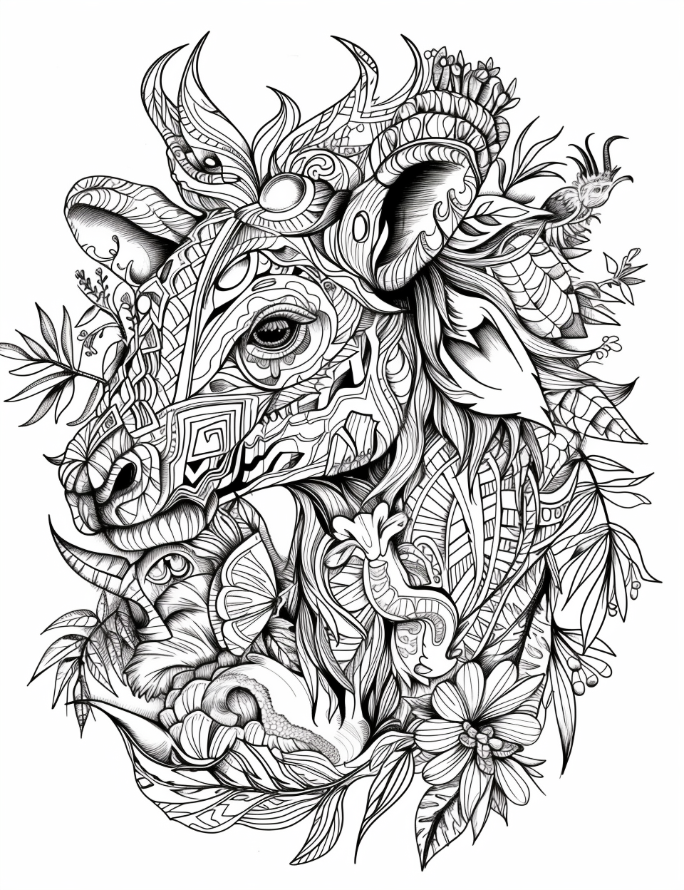 Roar of Harmony – The Floral Tiger Spirit