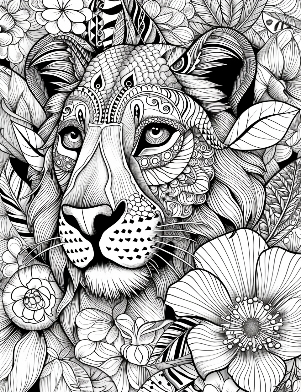 Roar of Harmony – The Floral Tiger Spirit