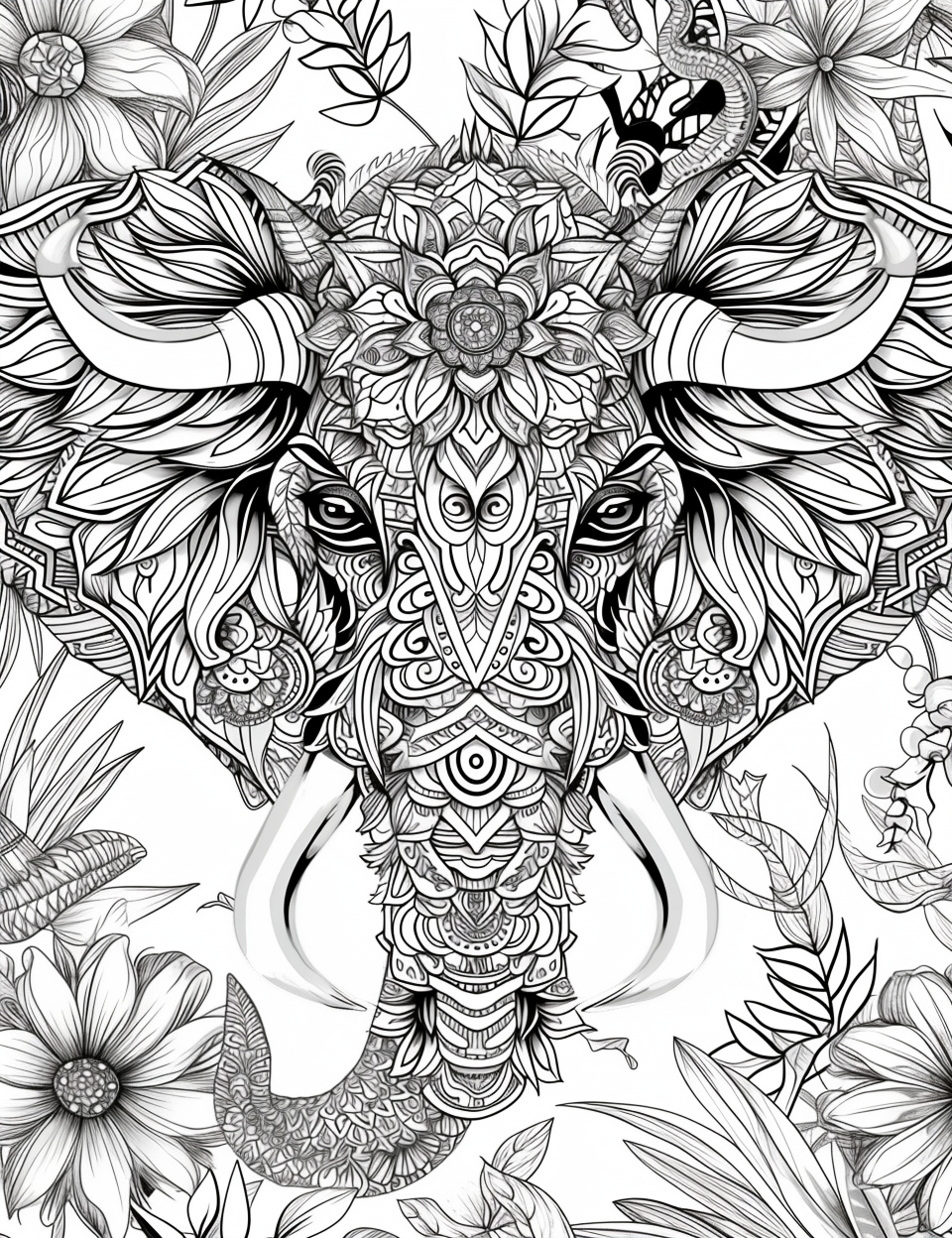 Roar of Harmony – The Floral Tiger Spirit