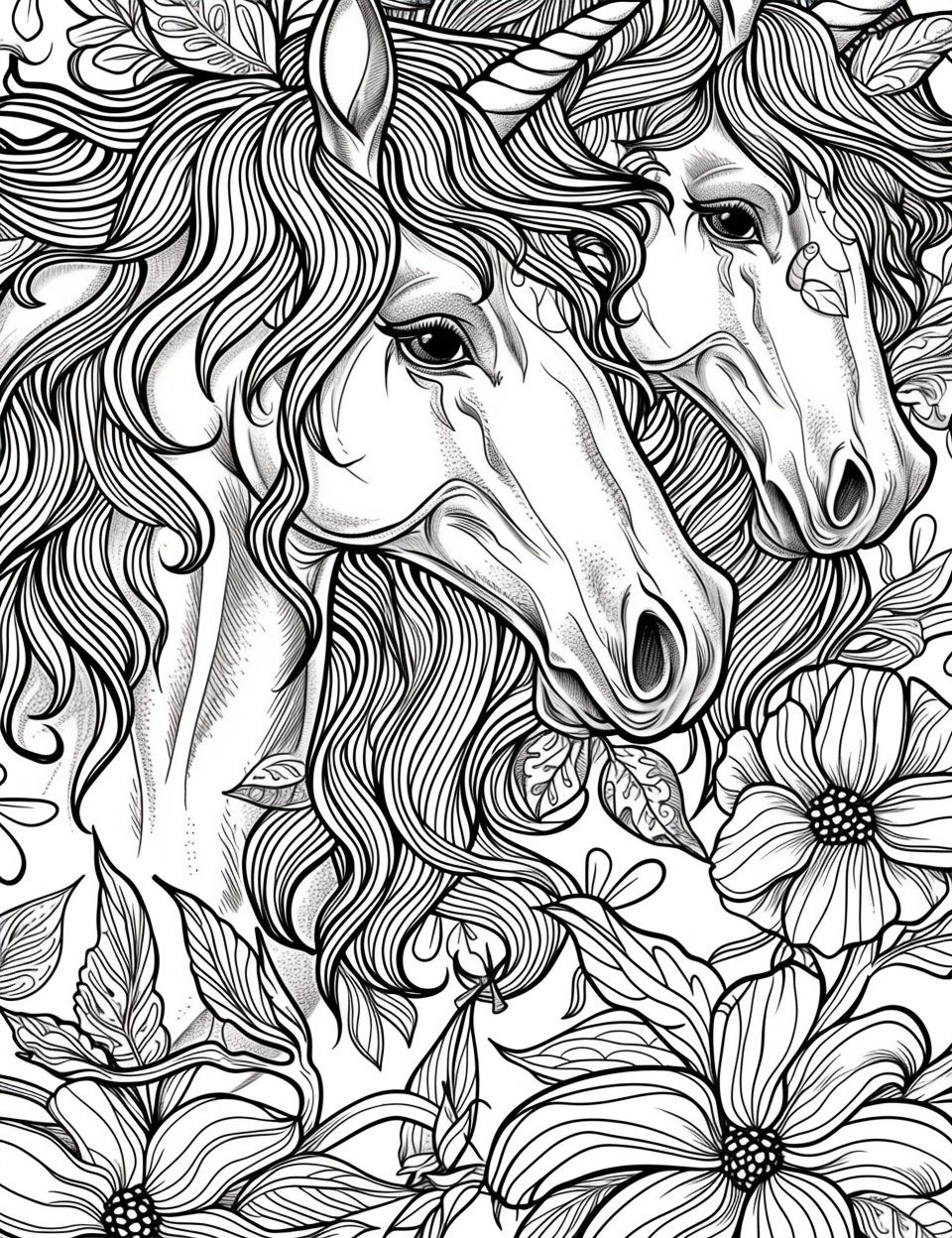 Dancing Unicorns in Moonlight