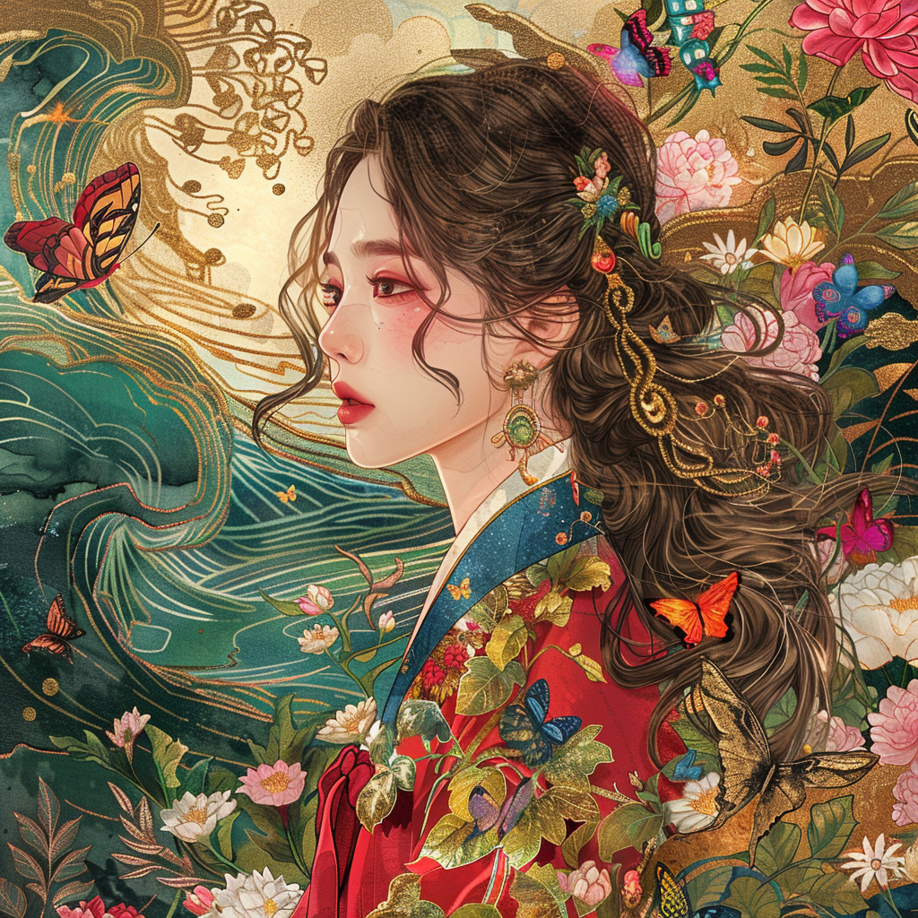 The Butterfly Princess of Blossoming Dreams