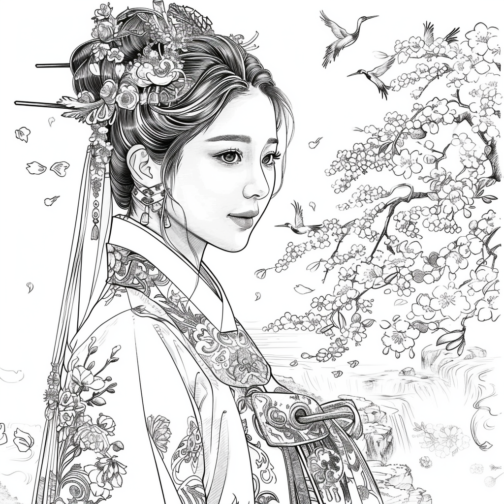 Grace of the Blossoming Crane