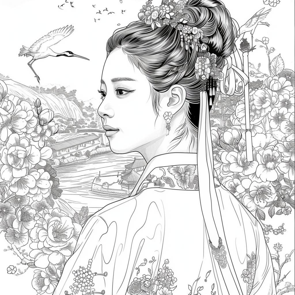 Grace of the Blossoming Crane