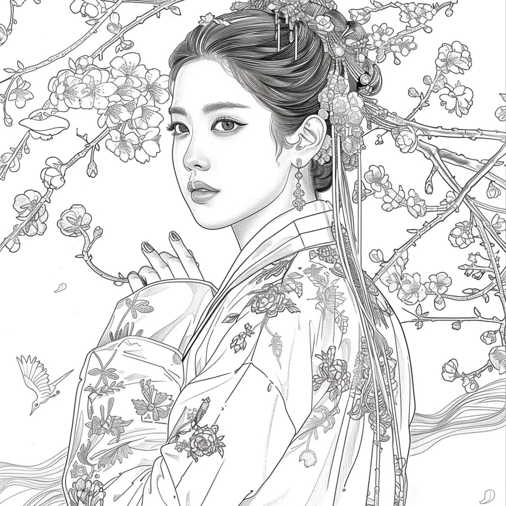 Grace of the Blossoming Crane