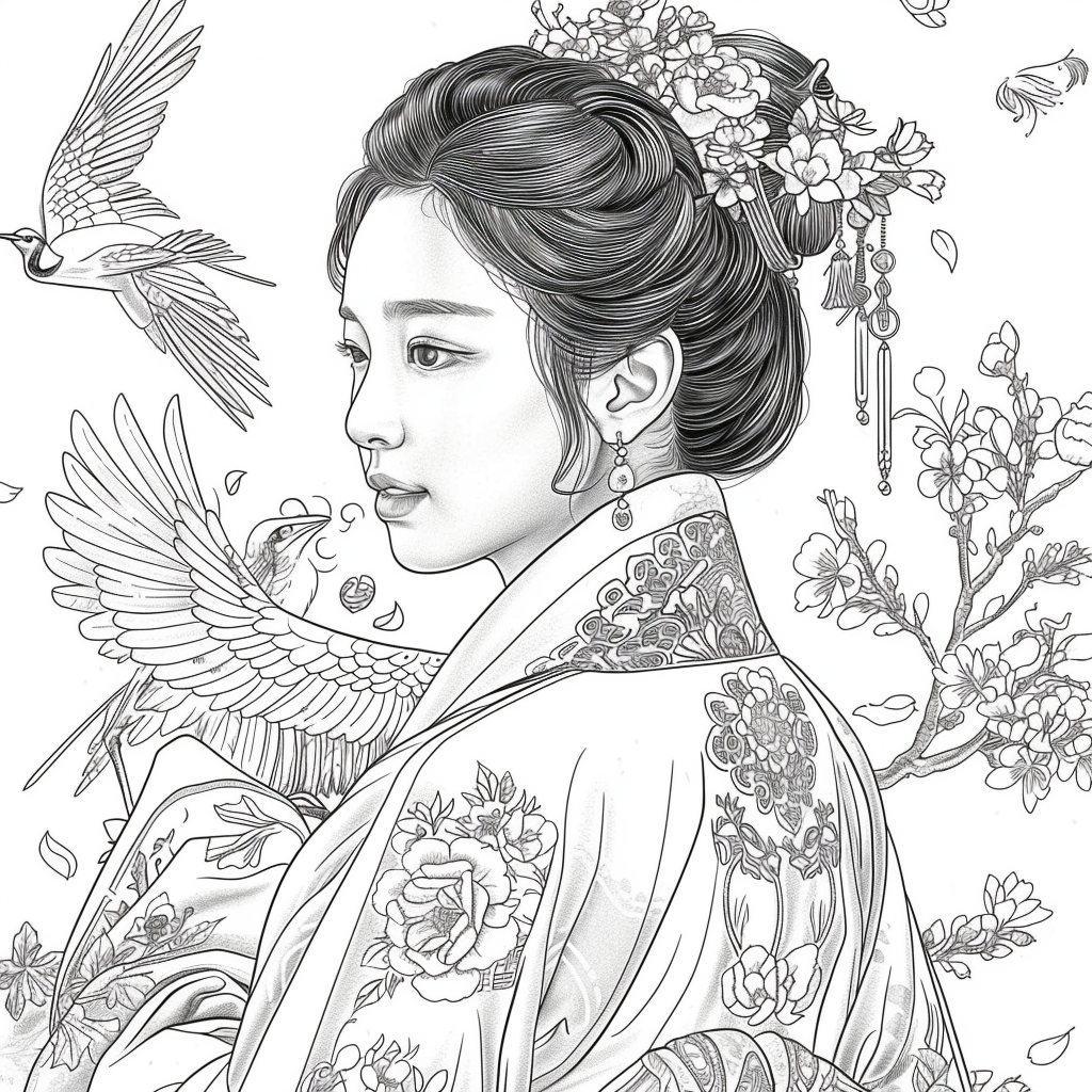 Grace of the Blossoming Crane