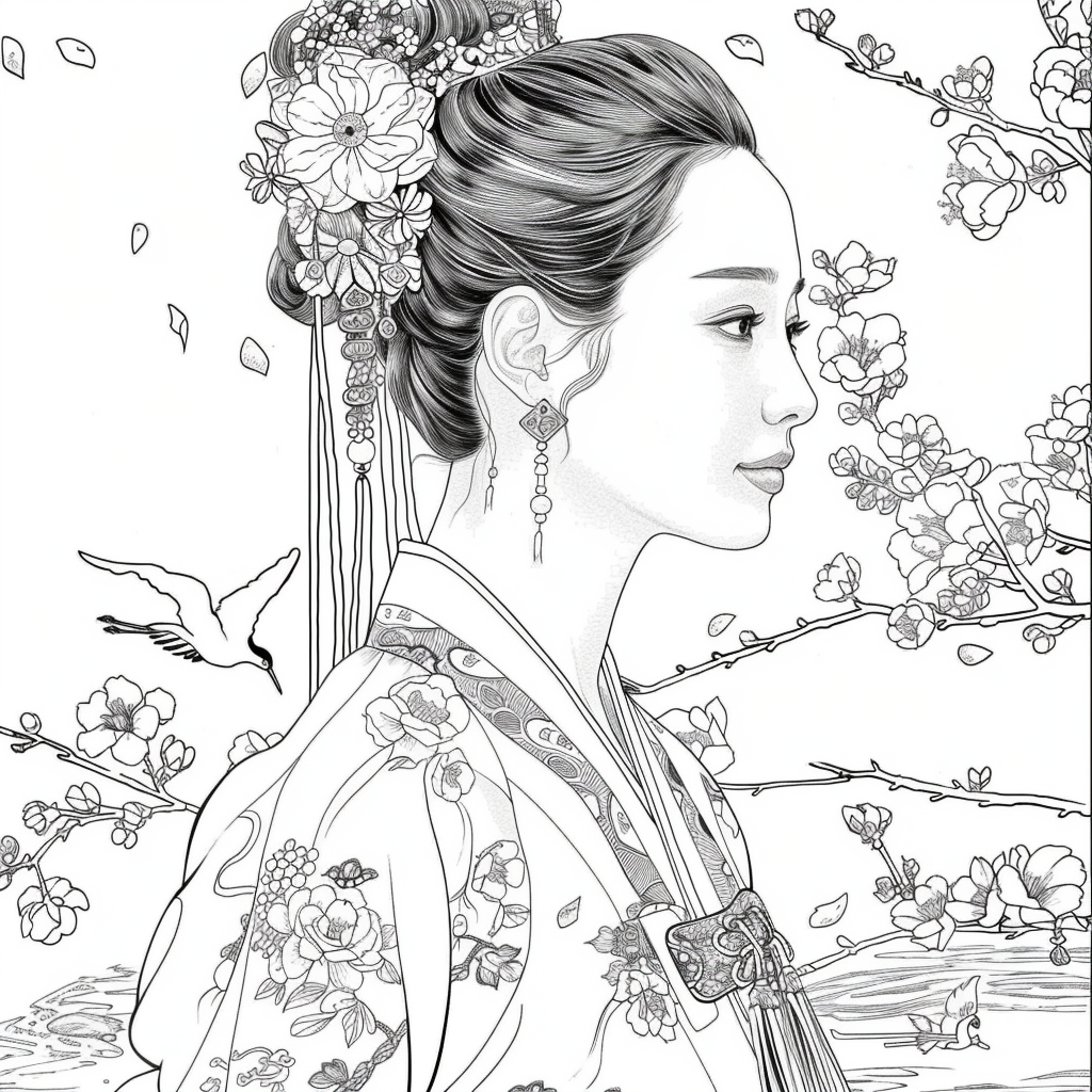Grace of the Blossoming Crane