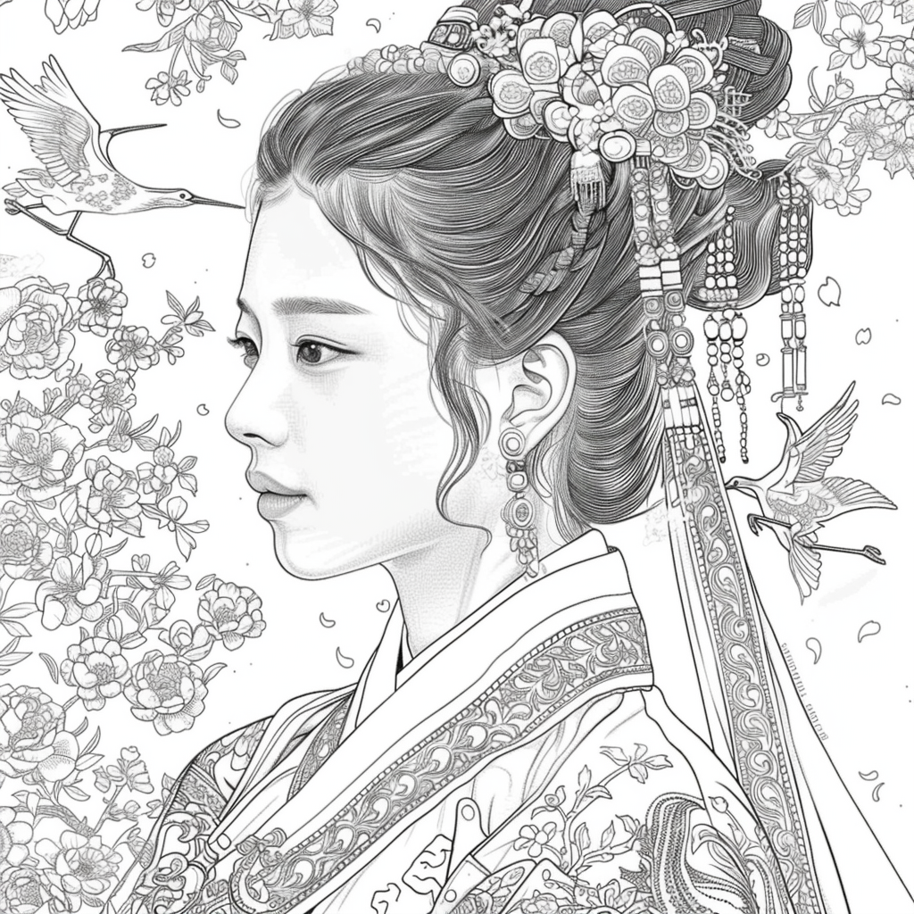 Grace of the Blossoming Crane